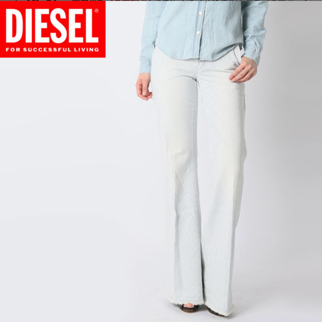 DIESEL ワイドパンツ ストライプ