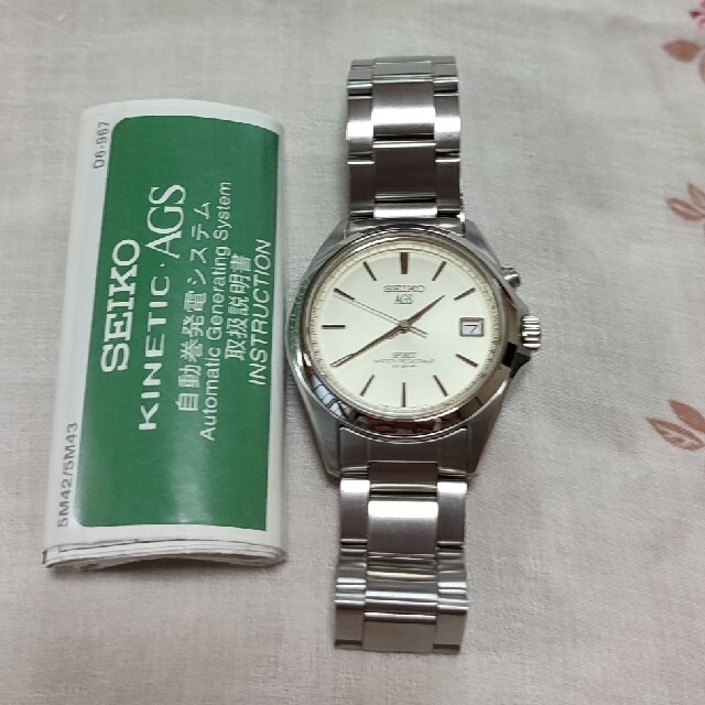 【訳あり美品】SEIKO KINETIC 　セイコーキネティック　自動巻き腕時計