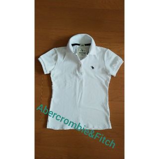 アバクロンビーアンドフィッチ(Abercrombie&Fitch)のSMILE様専用♪Abercrombie&Fitch★ホワイトポロシャツ (ポロシャツ)