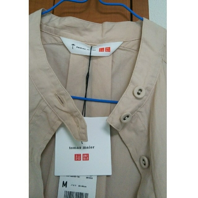 UNIQLO(ユニクロ)の新品 ユニクロ  シャツワンピース レディースのワンピース(ひざ丈ワンピース)の商品写真