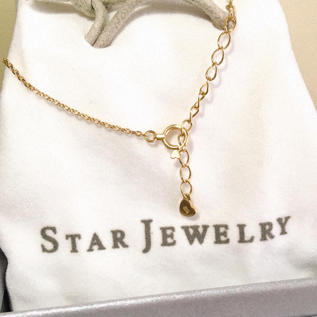 STAR JEWELRY(スタージュエリー)のスタージュエリー k18 ダイヤモンド 0.24ct クロス ネックレス 15万 レディースのアクセサリー(ネックレス)の商品写真