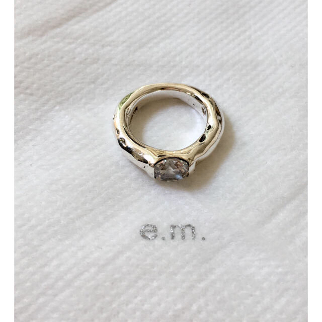 e.m.(イーエム)のe.m. ジルコニア ピンキーリング レディースのアクセサリー(リング(指輪))の商品写真