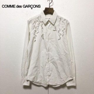 コムデギャルソン(COMME des GARCONS)のCOMMEdesGARCONS/フリルパッチワークシャツ S(シャツ/ブラウス(長袖/七分))