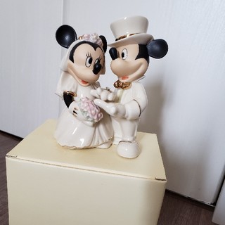 ディズニー(Disney)の☆値下げ☆LENOX　ウエディングミッキー&ミニー(陶芸)