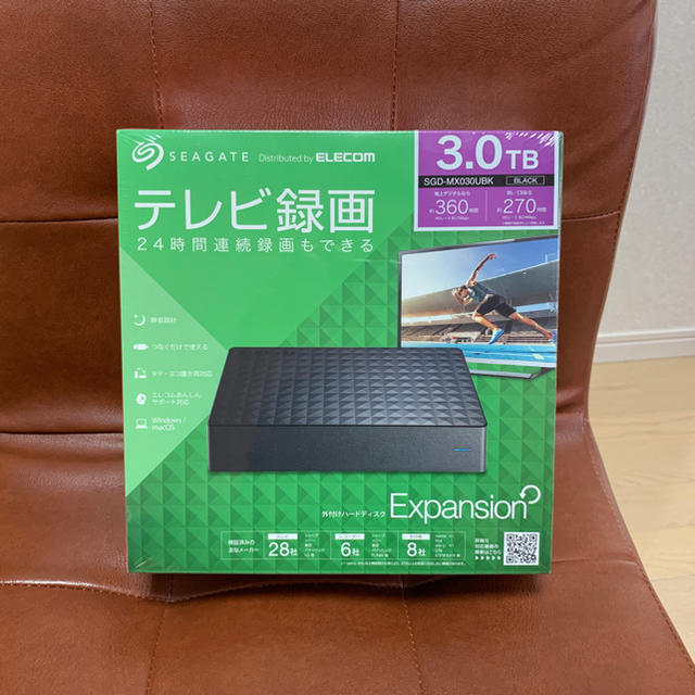 外付けHDD3TB ブラック色