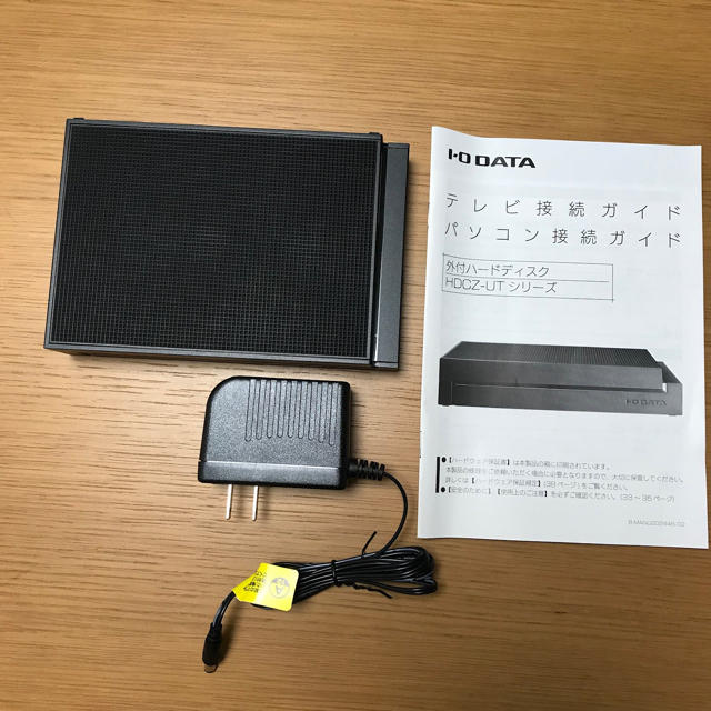 IODATA(アイオーデータ)の【ジャンク品】＊値下げ＊外付けハードディスク  1TB HDCZ-UT1K スマホ/家電/カメラのテレビ/映像機器(その他)の商品写真