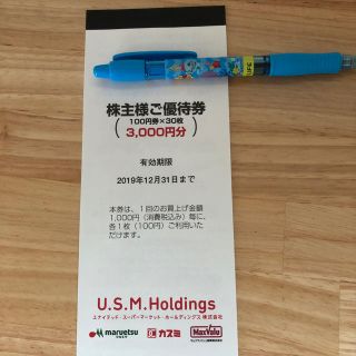 マルエツ カスミ 株主優待券(ショッピング)