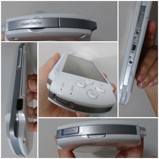 PlayStation Portable(プレイステーションポータブル)のPSP-3000 pw ＰＳＰ パルーホワイト 美品 エンタメ/ホビーのゲームソフト/ゲーム機本体(携帯用ゲーム機本体)の商品写真