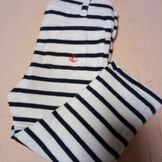 プチバトー(PETIT BATEAU)のプチバトー ボーダーパンツ 18m 81cm(パンツ)