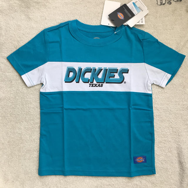 Dickies(ディッキーズ)の新品 Dickies 配色切替えプリントS/S Tシャツ キッズ 120 男の子 キッズ/ベビー/マタニティのキッズ服男の子用(90cm~)(Tシャツ/カットソー)の商品写真