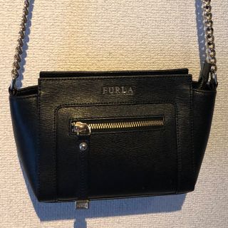 フルラ(Furla)のFURLA フルラ GINEVRA ミニショルダーバッグ  ブラック(ショルダーバッグ)