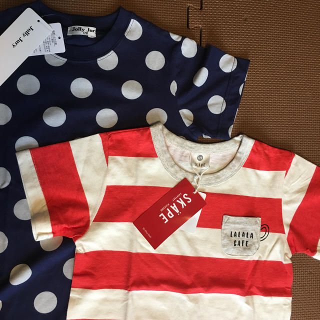 MARKEY'S(マーキーズ)の新品未使用☆Tシャツ 2枚セット 120 キッズ/ベビー/マタニティのキッズ服男の子用(90cm~)(Tシャツ/カットソー)の商品写真