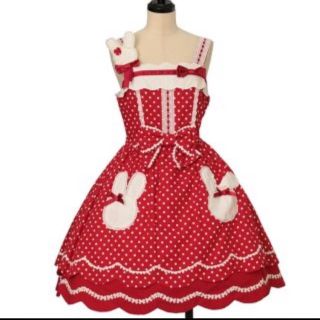 Angelic Pretty - うさぎちゃんポッケジャンパースカート&ヘッド Angelic Pretty - うさぎちゃんポッケジャンパースカート&ヘッド