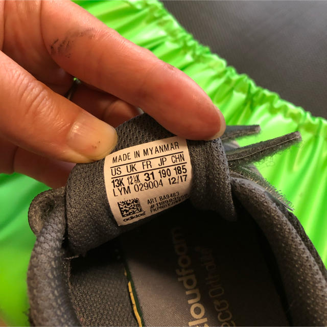 adidas(アディダス)のアディダススニーカー👟 キッズ/ベビー/マタニティのベビー靴/シューズ(~14cm)(スニーカー)の商品写真