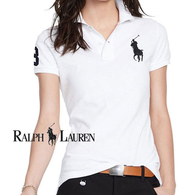 POLO RALPH LAUREN(ポロラルフローレン)の新品★ラルフローレン★スキニーフィット★M レディースのトップス(ポロシャツ)の商品写真