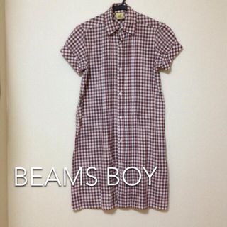 ビームスボーイ(BEAMS BOY)のギンガムチェックのワンピース 2way(ひざ丈ワンピース)