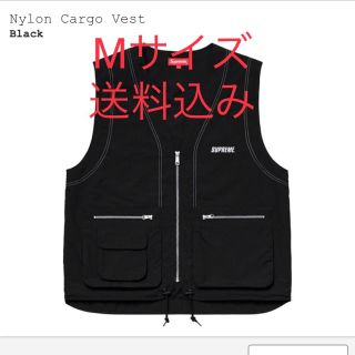 シュプリーム(Supreme)の【MサイズBLACKカラー】supreme Nylon Cargo Vest(ベスト)