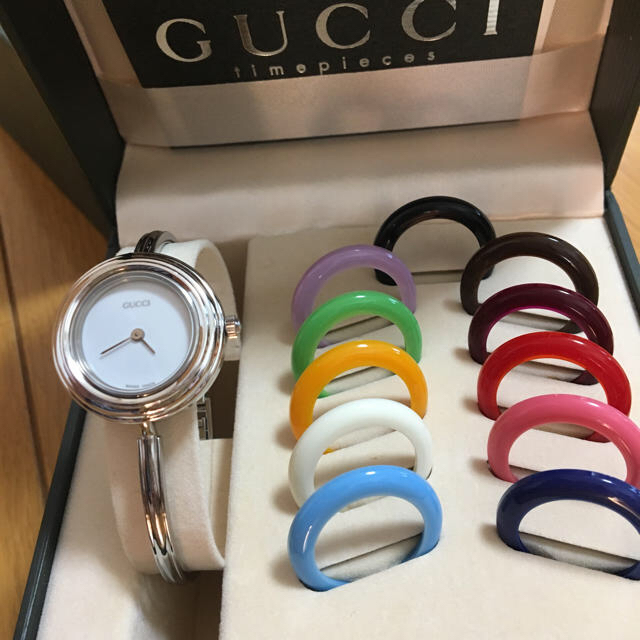 Gucci(グッチ)の美品  グッチ 腕時計チェンジベゼル レディースのファッション小物(腕時計)の商品写真