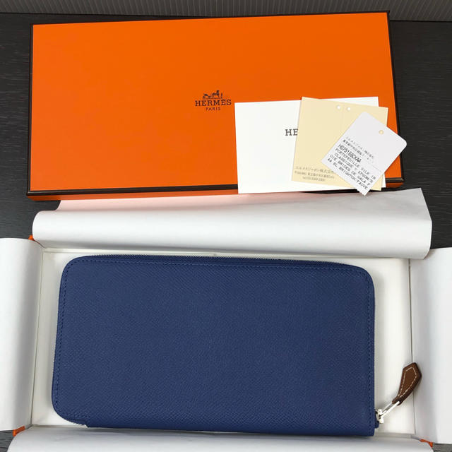 超ポイントアップ祭 Hermes - シルクイン長財布・未使用 エルメス 長