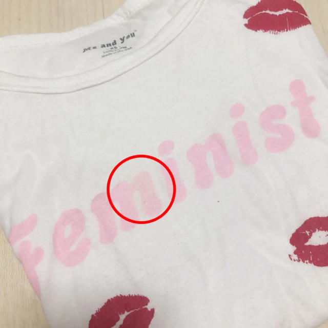 bonjour records(ボンジュールレコーズ)のme and you feminist tee レディースのトップス(Tシャツ(半袖/袖なし))の商品写真