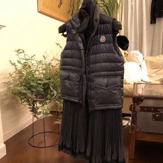 モンクレール(MONCLER)のモンクレール ベストワンピース 【希少】(ひざ丈ワンピース)