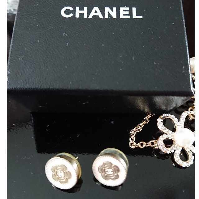 ★CHANEL★正規品 シャネル カメリアピアスアクセサリー