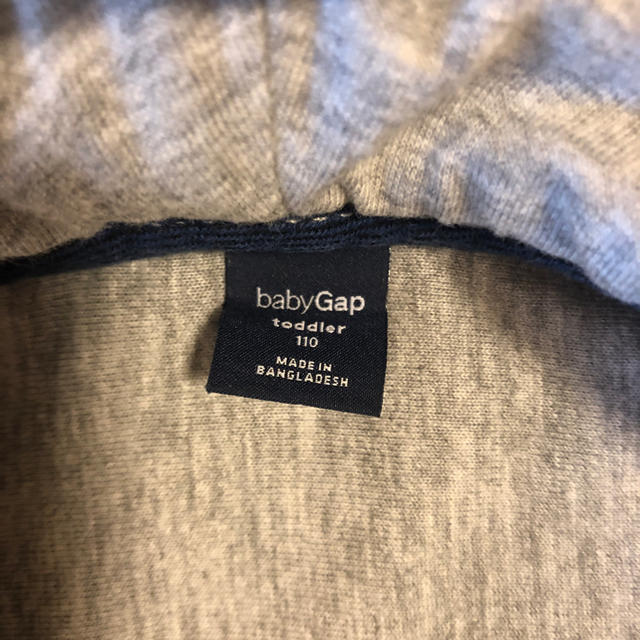 babyGAP(ベビーギャップ)のbaby Gapフード付きシャツ キッズ/ベビー/マタニティのキッズ服男の子用(90cm~)(その他)の商品写真