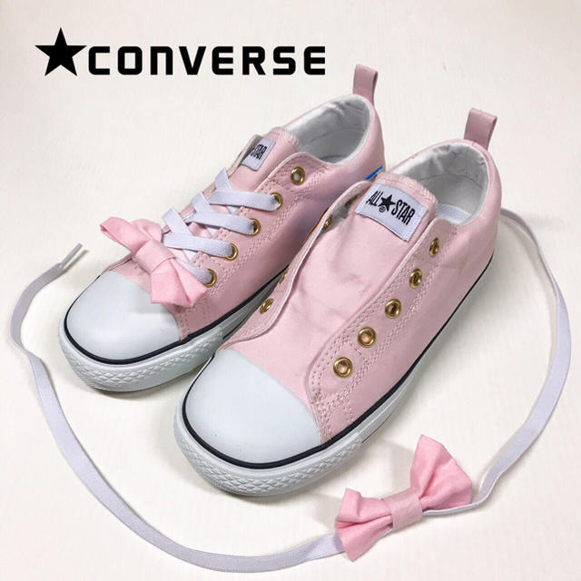 CONVERSE(コンバース)のコンバース キッズ642  ピンク   22cm キッズ/ベビー/マタニティのキッズ靴/シューズ(15cm~)(スニーカー)の商品写真