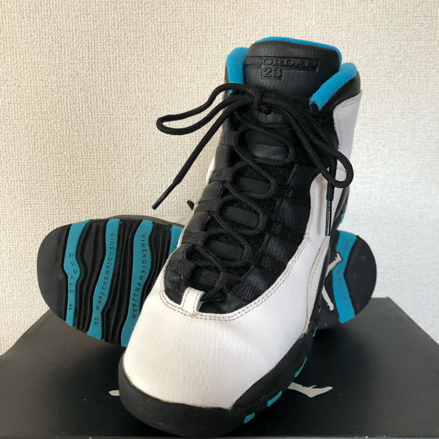 NIKE(ナイキ)のNIKE AIRJORDAN 10 powderblue GS レディースの靴/シューズ(スニーカー)の商品写真