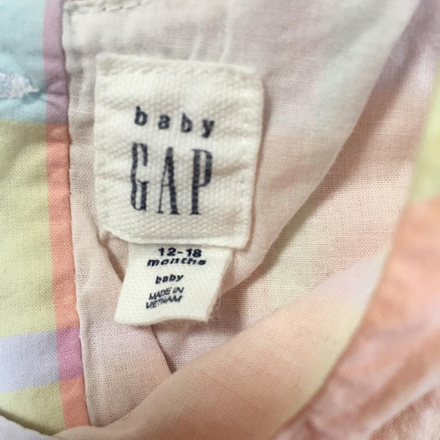 babyGAP(ベビーギャップ)のbaby GAP♡チェックカバーオール キッズ/ベビー/マタニティのベビー服(~85cm)(カバーオール)の商品写真