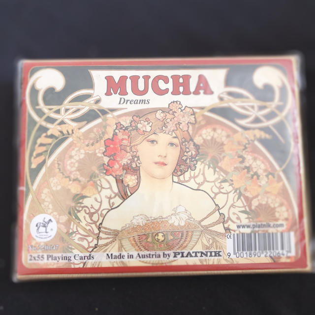 【新品、未開封】MUCHA  トランプ エンタメ/ホビーのテーブルゲーム/ホビー(トランプ/UNO)の商品写真