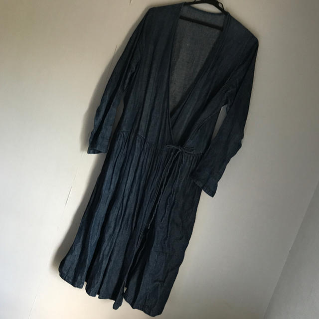 nest Robe(ネストローブ)のmiemie様専用 ネストローブ  インディゴ カシュクール  レディースのワンピース(ロングワンピース/マキシワンピース)の商品写真