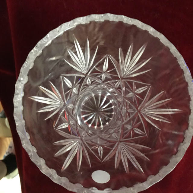 BOHEMIA Cristal(ボヘミア クリスタル)のボヘミア クリスタル グラス 花瓶 インテリア/住まい/日用品のインテリア小物(花瓶)の商品写真