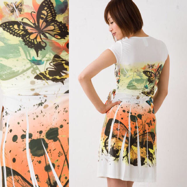 LA Sublimation Butterfly dress size s 1