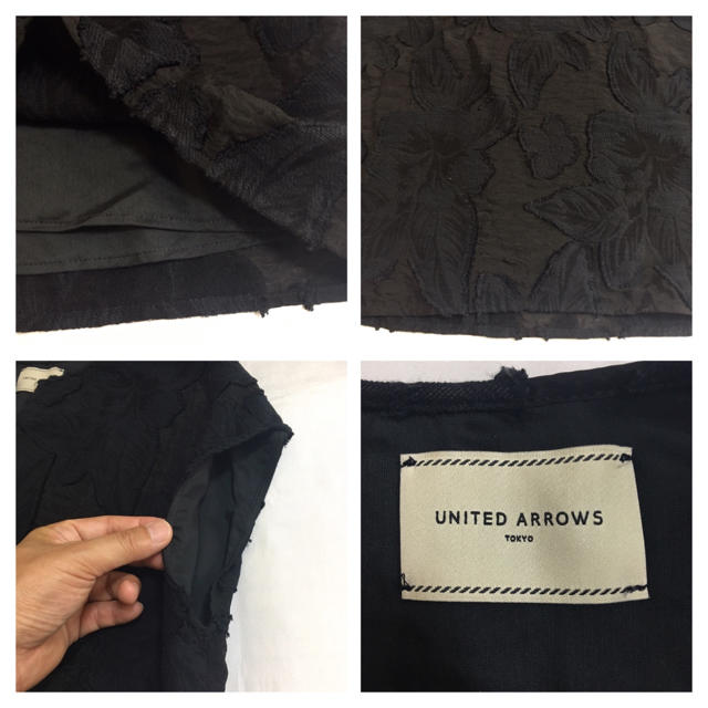 UNITED ARROWS(ユナイテッドアローズ)の18SS◆ユナイテッド アローズ◆ジャカード スリットネック ブラウス 花柄 F レディースのトップス(シャツ/ブラウス(半袖/袖なし))の商品写真