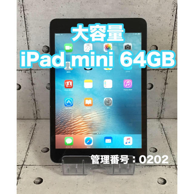 大容量 iPad mini 64GB wifi+セルラーモデル