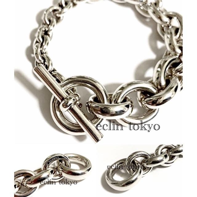 Hermes ブレスレット シェーヌダンクル E1467の通販 by eclin_tokyo|エルメスならラクマ - エルメス レア クレッシェンド お得限定品