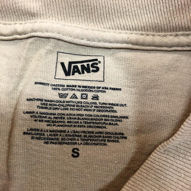 VANS(ヴァンズ)の最終値下げ！VANS Tシャツ 美品 レディースのトップス(Tシャツ(半袖/袖なし))の商品写真