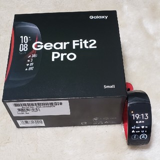 ギャラクシー(Galaxy)の【美品】Galaxy Gear Fit2 Pro GPS搭載フィットネスバンド(その他)