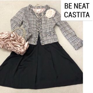 1児のまま様専用【M】BE NEAT×CASTITA ツイードスーツ 七五三 (スーツ)