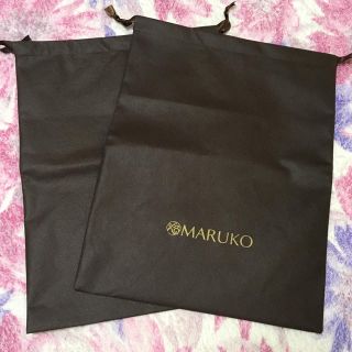 マルコ(MARUKO)のマルコ袋 小 ブラウン ２枚(ショップ袋)