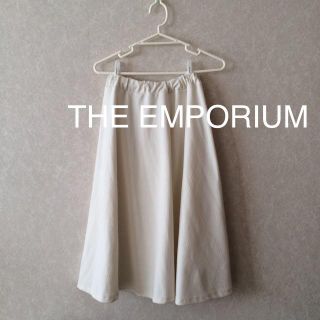 ジエンポリアム(THE EMPORIUM)のジャカードチェックミモレ丈スカート  (ロングスカート)