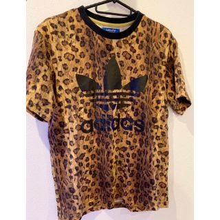 アディダス(adidas)の美品 adidas originals tシャツ ヒョウ柄 希少(Tシャツ/カットソー(半袖/袖なし))