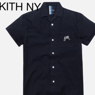 Kith Camp Collar Seersucker Shirt Mサイズ-