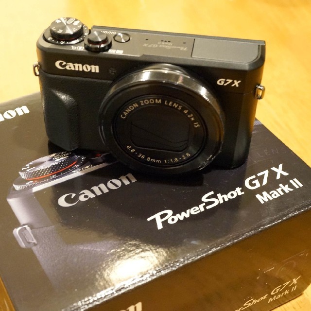 Canon G7X MarkII 付属品完備+予備バッテリー