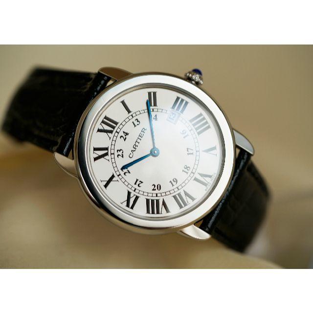 Cartier(カルティエ)の美品 カルティエ ロンド ソロ シルバー LM Ref.2934 Cartier メンズの時計(腕時計(アナログ))の商品写真