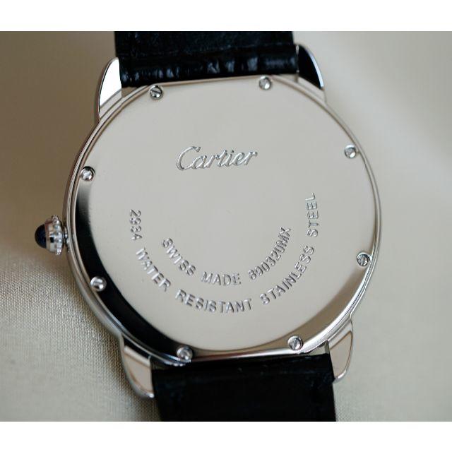 Cartier(カルティエ)の美品 カルティエ ロンド ソロ シルバー LM Ref.2934 Cartier メンズの時計(腕時計(アナログ))の商品写真