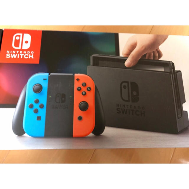 Nintendo Switch(ニンテンドースイッチ)の任天堂スイッチ ネオン 新品未開封 エンタメ/ホビーのゲームソフト/ゲーム機本体(家庭用ゲーム機本体)の商品写真