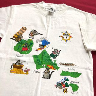 激レア　 90s   USA製　ねこ Tシャツ