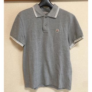 モンクレール(MONCLER)の【MONCLER】グレーポロシャツ(ポロシャツ)